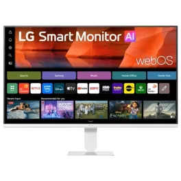   LG Monitor 27" Smart - 27U511SB-W (IPS; 16:9; 1920x1080; 5ms; 250cd; 100Hz; HDMIx2; HDR; USB; HDR; WebOS)