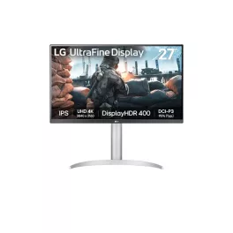   LG Monitor 27" - 27UP650K-W (IPS; 16:9; 4K 3840x2160; 5ms; 400cd; HDMIx2; DP; HDR; Speaker, Pivot)