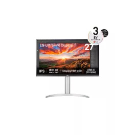   LG Monitor 27" - 27UP850K-W (IPS; 16:9; 4K 3840x2160; 5ms; 400cd; HDMIx2; DP; USB-C; HDR; Speaker, Pivot)