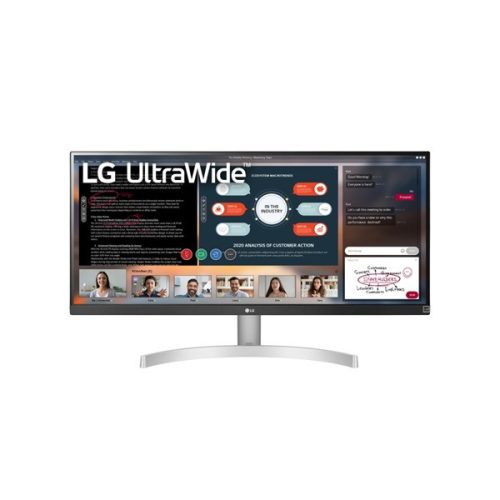 LG Monitor 29" - 29WN600-W (IPS; 21:9; 2560x1080; 5ms; 250cd; HDMIx2; DP; Speaker; HDR10; FreeSync, sRGB90%)
