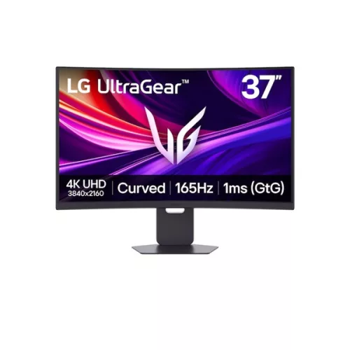 LG Monitor 37" Gamer - 37G800A-B (Ívelt; VA; 16:9; 3840x2160; 165Hz; 1ms; 320cd; HDMIx2; DP; USB; HDR, Mag.áll, Hangsz.)
