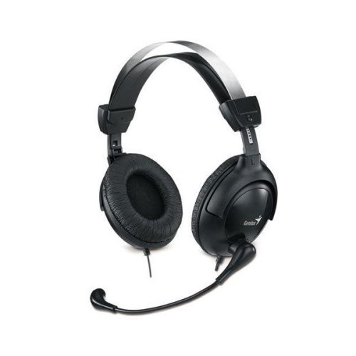 Genius Fejhallgató - HS-M505X (3.5mm Jack, mikrofon, fekete)