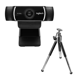   Logitech Webkamera - C922 Pro Stream (1920x1080 képpont, állvány, mikrofon, Full HD, fekete)