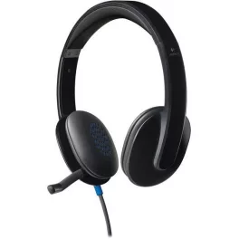   Logitech Fejhallgató - H540 Headset (Vezetékes, USB, mikrofon, hangerőszabályzó, fekete)