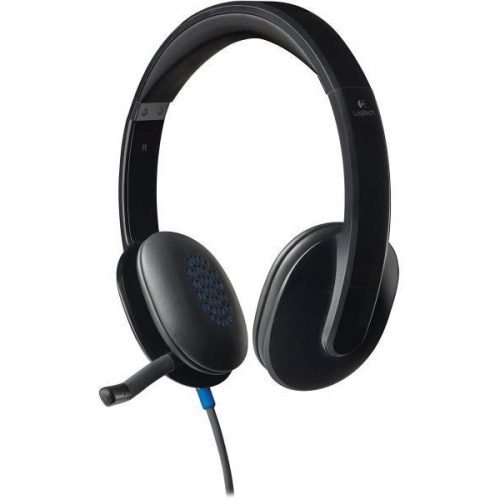Logitech Fejhallgató - H540 Headset (Vezetékes, USB, mikrofon, hangerőszabályzó, fekete)