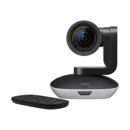   Logitech Webkamera - PTZ Pro 2 Camera (1980x1080 képpont, 90°-os látótér, mikrofon Full HD, fekete)