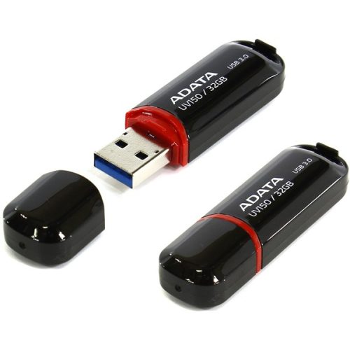 ADATA Pendrive - 64GB UV150 (USB3.0, Fekete)