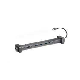   Bluestork USB Hub - HUB-OFFICE-PRO (USB-C to 3xUSB-A 3.0 port + 1xUSB-C + 1xHDMI + 1xRJ45, SD, TF  3,5 Jack, PD 100W)