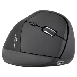   Bluestork Vezeték nélküli Egér - M-WL-ERGO-BK (Ergonomic, Rechargeable, 2.4G, 2400 DPI, optikai, fekete)