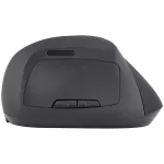 Bluestork Vezeték nélküli Egér - M-WL-ERGO-BK (Ergonomic, Rechargeable, 2.4G, 2400 DPI, optikai, fekete)