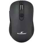 Bluestork Vezeték nélküli Egér - M-WL-OFF60-BLACK (1600 DPI, 6 gomb, optikai, fekete)
