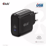 Club 3D Hálózati Adapter - CAC-1905EU (65W GAN, USB-C, PD 3.0, túltöltés védelem, kicsi méret)