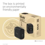 Club 3D Hálózati Adapter - CAC-1905EU (65W GAN, USB-C, PD 3.0, túltöltés védelem, kicsi méret)