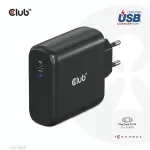 Club 3D Hálózati Adapter - CAC-1908EU (100W GAN, USB-IF, egyportos USB-C, PD 3.0 támogatás)
