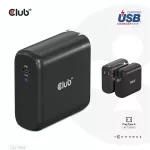 Club 3D Hálózati Adapter - CAC-1908EU (100W GAN, USB-IF, egyportos USB-C, PD 3.0 támogatás)