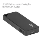 Club 3D Külső SSD ház - CAC-2510 (M.2 SSD, Hűtés, USB4, 40Gbps)