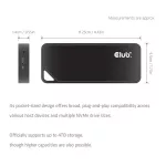 Club 3D Külső SSD ház - CAC-2510 (M.2 SSD, Hűtés, USB4, 40Gbps)