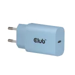 Club 3D Hálózati Adapter - CAC-3022 (2db/csomag, 30W USB-C, PD3.0, túltöltés védelem, kicsi méret, kék)