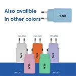 Club 3D Hálózati Adapter - CAC-3022 (2db/csomag, 30W USB-C, PD3.0, túltöltés védelem, kicsi méret, kék)