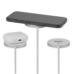 Club 3D Vezeték nélküli töltő - CAC-3026 (Qi2 25W Wireless, 1m, fehér)
