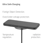 Club 3D Vezeték nélküli töltő - CAC-3027 (Qi2 25W Wireless, 1m, fekete)