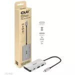 Club 3D USB Hub - CSV-1543 (USB-C Gen 2 to USB-C (data), USB-C (data+charge), USB-A (data), USB-A (data+charge)