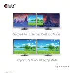 Club 3D MST Hub - CSV-1552 (3.2 USB-C Gen 1 to DisplayPort, HDMI, 4k60Hz)