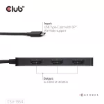 Club 3D MST Hub - CSV-1554 (3.2 USB-C to 3x HDMI, 4k60Hz)