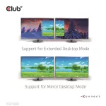 Club 3D MST Hub - CSV-1558 (3.2 USB-C to 2xHDMI, USB-C 100W PD3.0, M/F, 4k60Hz)