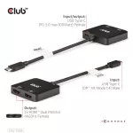 Club 3D MST Hub - CSV-1558 (3.2 USB-C to 2xHDMI, USB-C 100W PD3.0, M/F, 4k60Hz)