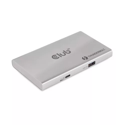 Club 3D USB Hub - CSV-1580 (Thunderbolt 4 to 3x Thunderbolt 4, 1x USB Gen2 Type-A, 100W DC, Max. 10Gbps)