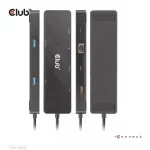 Club 3D USB Hub - CSV-1584 (3.2 USB-C Gen 2 to USB-C, 2xUSB-A, USB-C 100W PD, HDMI, RJ45, 8K60hz)