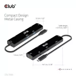 Club 3D USB Hub - CSV-1599 (USB-C 4 to HDMI, 2xUSB-A (10G), RJ45 (2,5G), USB-C 100W PD 3.0, USB-C 10Gbps, 8k60Hz)