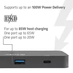 Club 3D KVM Switch - CSV-2512 (USB-C to 4xHDMI 4K60Hz, Alternate Mode, 5 Gbps, 100W)