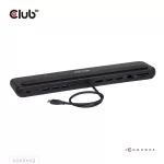 Club 3D Notebook Dokkoló - CSV-2541 (USB-C to 4xUSB-C, 2xUSB-A, 2xHDMI, 2xDP, RJ45, SD/MicroSD, 100W PD, 4K60hz)