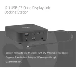 Club 3D Notebook Dokkoló - CSV-2542 (USB-C to 2x Displayport 8K60Hz + 2x HDMI™ 4K60Hz PD3.0 100Watt Ethernet 2.5G)