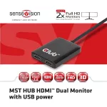 Club 3D MST Hub - CSV-6200H (DisplayPort 1.2 to HDMI 1.4, 4K30Hz)