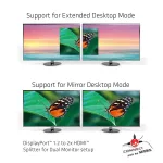 Club 3D MST Hub - CSV-6200H (DisplayPort 1.2 to HDMI 1.4, 4K30Hz)