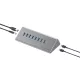 Conceptronic USB Hub - HUBBIES18G (10 port, USB-A/C to 2x USB-C+8x USB-A, külső táp, szürke)