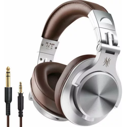 ONEODIO DJ Fejhallgató - Fusion A70 Brown (Vezeték nélküli, Bluetooth, Hi-Res Audio)