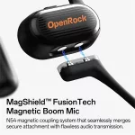 ONEODIO Sport Fejhallgató - OpenRock LINK 20 Black (premium, légvezetés, BT 6.0, fekete)