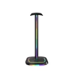 The G-Lab Fejhallgató állvány - K STAND NEON RGB H (fekete, USB-C, USB-A, univerzális, csúszásgátló, RGB)
