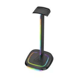  The G-Lab Fejhallgató állvány - K STAND NEON RGB (fekete, univerzális, csúszásgátló, RGB)