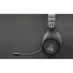 The G-Lab Fejhallgató - KORP  YTTRIUM (mikrofon, 3,5 Jack, hangerőszabályzó, nagy-párnás, RGB, fekete)