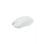 The G-Lab Vezeték nélküli Gamer Egér - KULT HELIUM WL W(3200 DPI, 6 gomb, makro,  RGB LED, fehér)