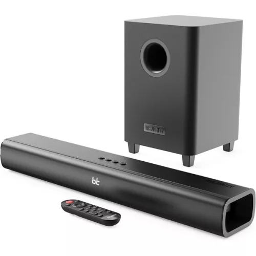 Majority Hangszóró Soundbar - Naga 60 Plus (300W, Bluetooth 5.0, HDMI ARC, AUX, USB, Optikai, Távírányító, Mélynyomó)
