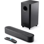 Majority Hangszóró Soundbar - Bowfell Axis 2.1 Dolby (140W, BT 5.0, HDMI ARC, AUX, USB, Optikai, Távírányító, Mélynyomó)