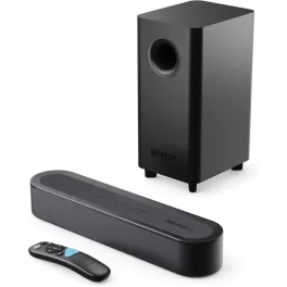   Majority Hangszóró Soundbar - Bowfell Axis 2.1 Dolby (140W, BT 5.0, HDMI ARC, AUX, USB, Optikai, Távírányító, Mélynyomó)