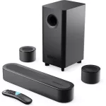 Majority Hangszóró Soundbar - Bowfell Halo 5.1 Dolby (230W, BT 5.3, HDMI ARC, AUX, USB, Optikai, Távírányító, Mélynyomó)