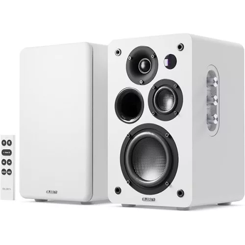 Majority Hangszóró 2.0 - D100X Fehér (100W, Bluetooth 5.3, USB, AUX, HDMI ARC, RCA, USB, Optikai, Távírányító)